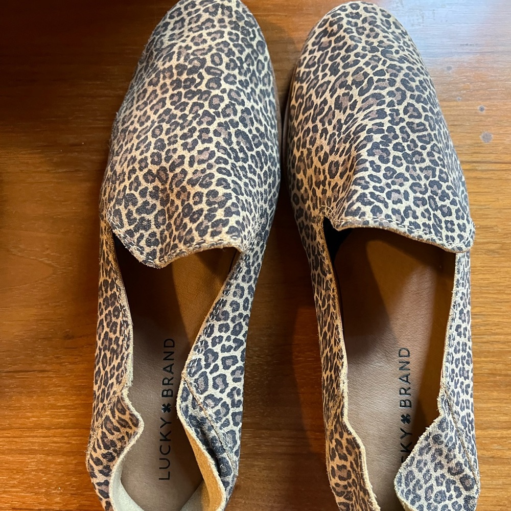 Cheetah Print Lucky Brand Loafers